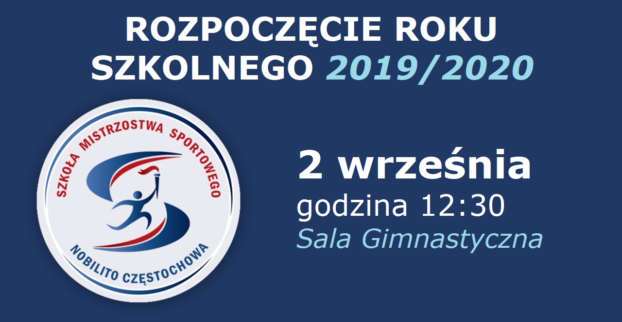 Rozpoczęcie roku szkolnego 2019/2020